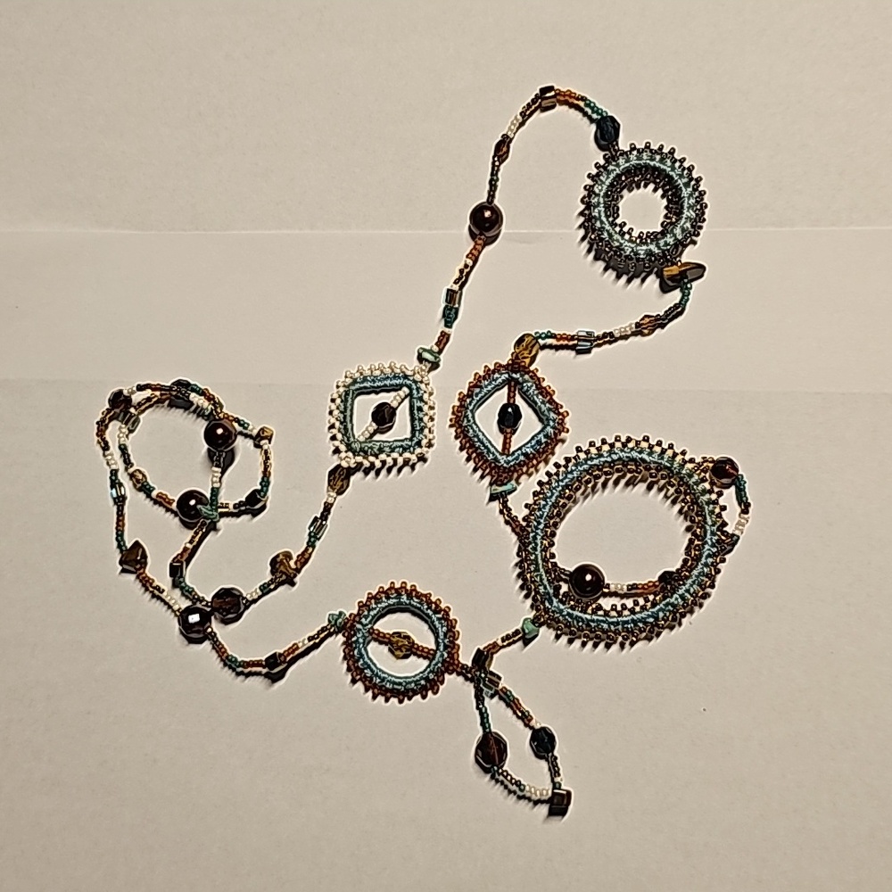 Turquoise beaded necklace